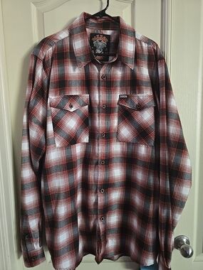 DIXXON Orange and Black Plaid "The Shovel"